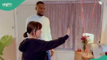 Oyinbo lady gets crash course on how to greet elders in Igbo language from her Nigerian man