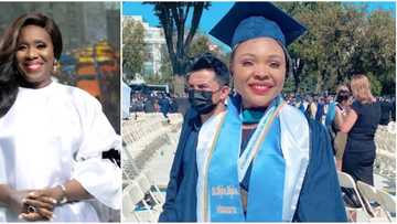 Proud mother in-law: Actress Joke Silva gushes as son’s wife bags master’s degree, calls her daughter