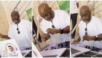 Too much talent: Fans, colleagues react as actor Funsho Adeolu turns disc jockey in video, plays like a pro