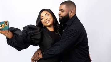 “I am indeed blessed”: Mercy Chinwo ignores naysayers, celebrates husband on their 1 month wedding anniversary