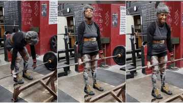 She's got better shape: Massive reactions as 84-year-old lifts 88kg of weight, adorable video inspires many