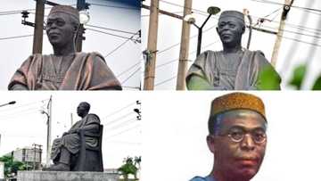 Abun dariya abun haushi: An sace madubin idon gunkin Awolowo a Lagos (hotuna)