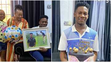 My womb opener: Bimbo Oshin gushes over son on his birthday, strikes pose with him and her lookalike daughter