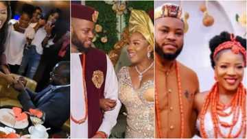 Sandra Ikeji's wedding photos show that the man she married is different from the one she engaged in 2018, Nigerians react