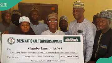 Jubilation as female teacher wins N25m national award, “I did not expect it”