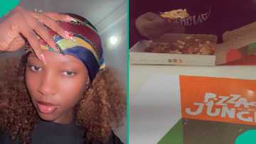 Lady reacts as man buys food for only himself during their date after she refused to follow him home
