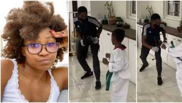 I'm ready to find trouble: Actress Mary Njoku says as 5-year-old daughter learns taekwondo