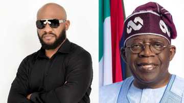 "You won't get any appointment oga": Netizens react as Yul Edochie prays for President Tinubu