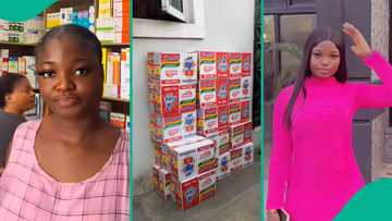 Nigerian landlord buys cartons of noodles for his tenants, gives them bags of rice for free