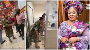 Actress Toyin Tomato causes a commotion at Shoprite after daughter was allegedly molested for shoplifting