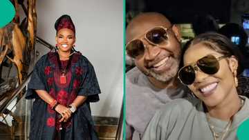Iyabo Ojo serenades her man Paul O with sweet words on his 58th birthday, he reacts: "I love you"
