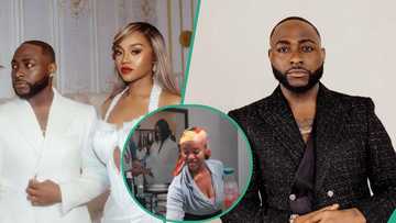 Video as Davido leaves food to play with Chioma’s backside at the dining table, fans react