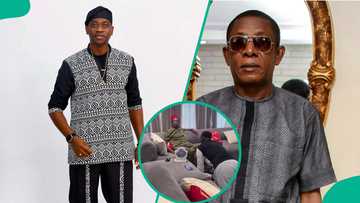 Nkem Owoh excited as he meets Lateef Adedimeji, adorable moment trends: " Yorubas are so respectful"