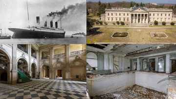 Photos show inside of abandoned mansion by an investor of the Titanic ship that sank in 1912, it has 110 rooms