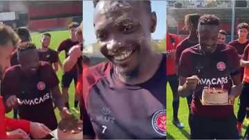 Hotuna da bidiyon bikin zagayowar ranar haihuwar jarumin kwallon kafa, Ahmed Musa