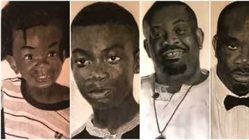 Too much talent: Don Jazzy gushes over portrait of him at different phases of his life made by artist