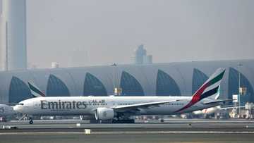 Dubai airport logs record travellers in first half