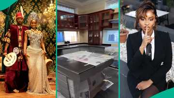 Priscilla Ojo redesigns Juma Jux's Tanzanian kitchen, shares progress: "It's no longer a bachelor's"