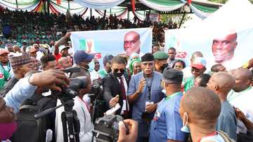 Is it constitutional? Deputy Senate president speaks on Umahi's sack by court