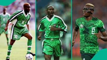 Finidi George ignores Osimhen, Okocha in all-time best Nigerian players list: "This one na coach"