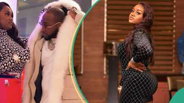 "Where are d twins?" Fans react as Chioma attends Davido's O2 Arena concert