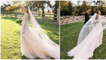 Billionaire Bill Gates' daughter hailed by Nigerians for 'simple' wedding dress choice