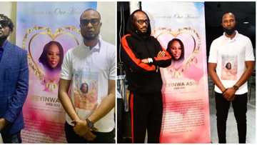 2baba, Blackface, others attend service of songs for Faze's late twin sister