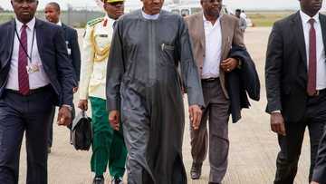 Sabon dogarin Buhari ya fara aiki babu kama hannun yaro