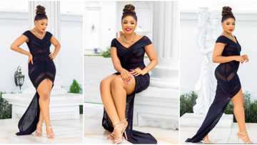 Her royal highness: Fans praise BBNaija’s Queen as she makes fashion statement in sheer black dress