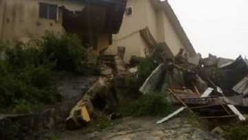 Mother, 3 children killed as building collapses in Lagos (photo)