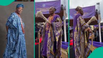 Oba Rashidi Ladoja: Viral video shows statue of new Olubadan