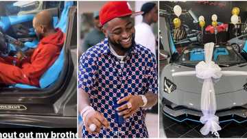 Christmas came early: Davido cops N310m Lamborghini Aventador shortly after taking delivery of his Rolls Royce