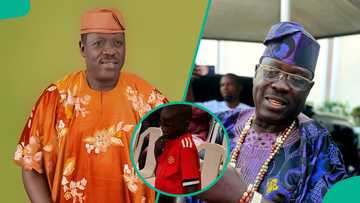 Emotional moment Ogogo's young fan walked into Fidau prayer to ask for late actor, elicits reactions