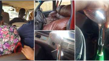 Wetin you no go see for Lagos: Pictures of Lagos commercial bus with shower as brake spark reactions
