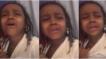 Video shows little boy crying uncontrollably as mum refuses to marry him; he professes undying love for her