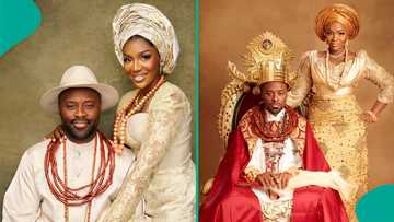 Olu of Warri’s wife draws attention with greeting to monarch at Ghanaian event