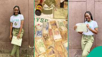 Nigerian lady saves all her NYSC allowance, gives it to her mother