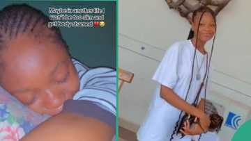 Nigerian lady weeps bitterly over her size, laments being too slim, her video goes viral