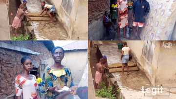 Days after pictures of family washing old mattress went viral, Legit.ng reader donates cash