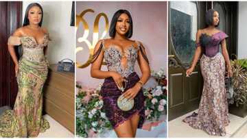 Asoebi fashion: 10 ladies show off their styles in jaw-dropping looks