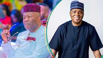 Breaking: Saraki reacts to Akpabio’s claim of plan to remove him over Natasha saga