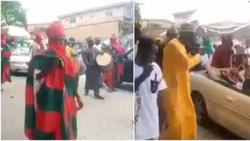 Something southerners can't try in the north: Reactions as Emir of Festac parades in Lagos on Sallah Day