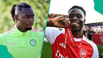 Super Eagles goalkeeper Arthur Okonkwo opens up on AFCON target and talk with Bukayo Saka