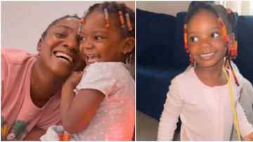 "Deja aka the voice": Simi's daughter shocks many as she sings Stranger, grandma, others fail challenge