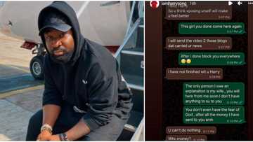 I'm not done with you: Harrysong shares screenshot as lady with intimate video threatens to deal with him