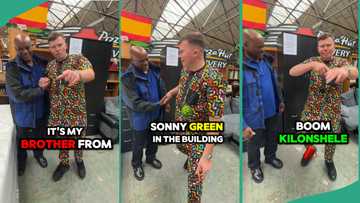 Nigerian man remembers white man who helped him when he first landed in UK, gifts him fine outfit