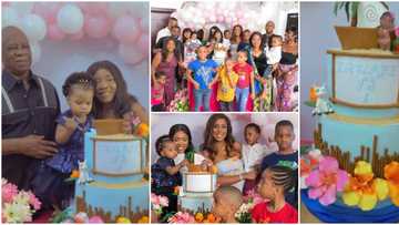 Laura Ikeji shares beautiful photos, videos from daughter's intimate 1st birthday party