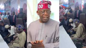 Tinubu gifts cash to young disabled man in viral video, stirs mixed reactions