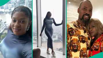 May Edochie breaks silence with video of her view from China amid Linc, Yinka's separation