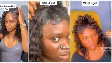 Lady shares video of hairstyle she wanted versus what she got: "Did you buy the same wig?"